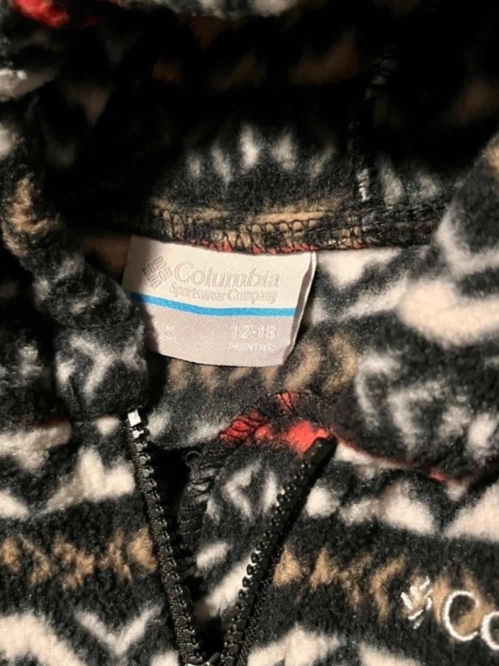 Columbia Multi-Color Patterned Hooded One-Piece - Picture 3 of 4